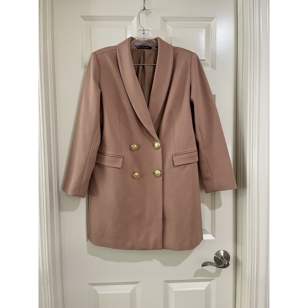 colleen lopez women pink blazer size XSP